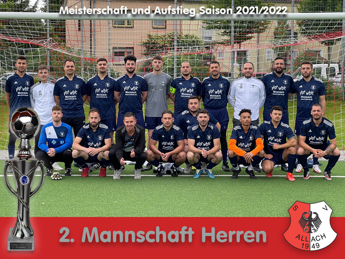 SV Allach 1949 e.V. - Herren 2. Mannschaft - Meister und Aufstieg